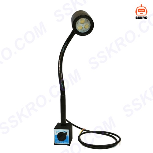 โคมไฟ LED ฐานแม่เหล็ก สำหรับเครื่องจักรกลและงานอุตสาหกรรม