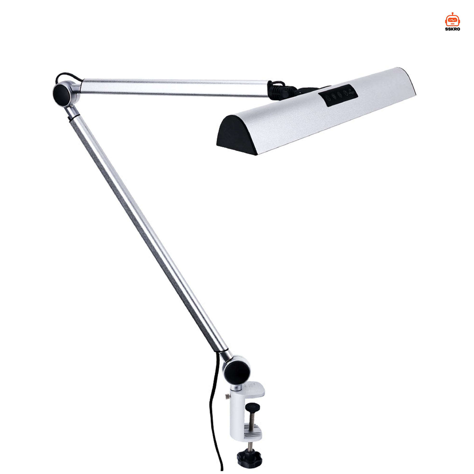 LED Desk Lamp A509-16W โคมไฟทำงาน พับเก็บได้ ยึดติดกับที่ยึด สัมผัสสวิตช์เซ็นเซอร์ ความสว่างระดับ 4 - โหมด 2 Lumen 1100LM Color rendering Index Ra>95 สูง