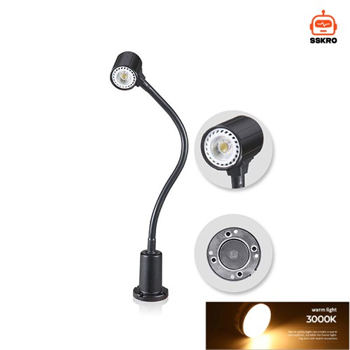Flexible Magnetic Gooseneck Machine Light ไฟส่องสว่างเครื่องจักรคออ่อนฐานแม่เหล็กอเนกประสงค์