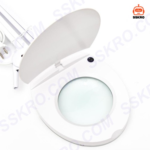 โคมไฟ LED แว่นขยาย 5 Diopter (5D หรือ 2.25เท่า) 8วัตต์ เลนส์กระจก ขนาด 5นิ้ว แบบหนีบโต๊ะ รุ่น/รหัส CADIK 5D-8W รูปที่ 9