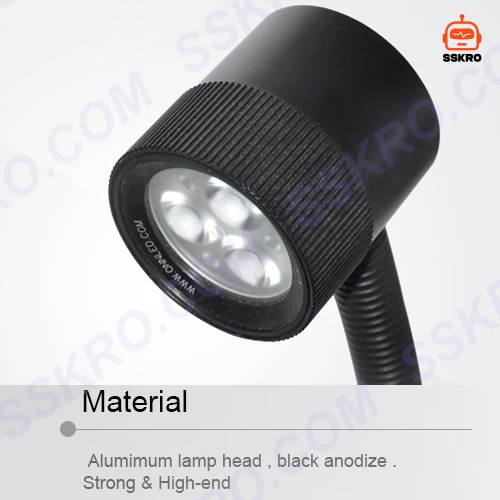 โคมไฟ LED ฐานแม่เหล็ก สำหรับเครื่องจักรกลและงานอุตสาหกรรม รุ่น/รหัส M3M รูปที่ 7