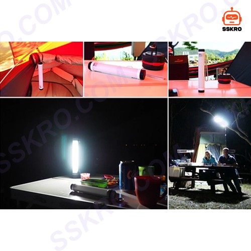 โคมไฟกลางแจ้งบาร์แบบชาร์จไฟได้แบบพกพาไฟฉุกเฉิน Portable LED Light Q6 รุ่น/รหัส Q6 รูปที่ 4