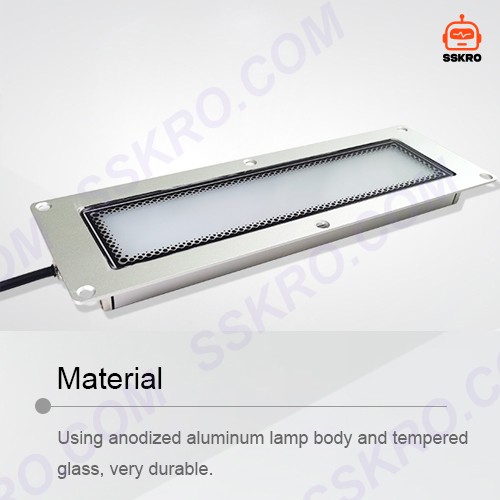โคมไฟส่อง LED สำหรับ เครื่องแกะสลักและกัด เครื่องมือเครื่อง CNC EDM เครื่องเจาะและต๊าป ศูนย์เครื่องจักรกลซีเอ็นซี โรงงาน บ้าน ฯลฯ รุ่น/รหัส 280mm (12Watt) รูปที่ 4