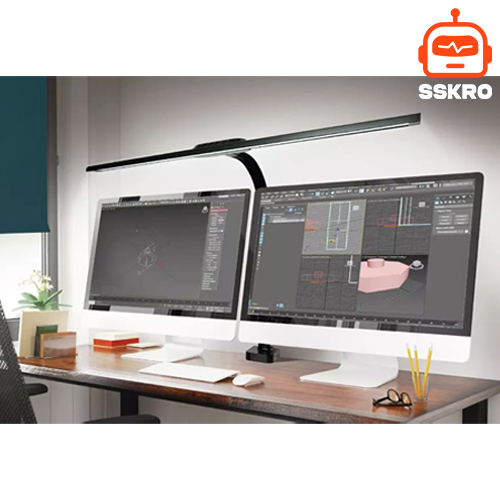 36Watt 2400LM โคมไฟตั้งโต๊ะ LED พร้อมแคลมป์ Touch And Tomote control ไฟสำนักงานขนาดใหญ่ Bright Auto Dimming สำหรับ Workbench Studio โต๊ะทำงาน จอมอนิเตอร์ คอมพิวเตอร์ สถาปนิ รุ่น/รหัส ็็DL-H01 รูปที่ 6