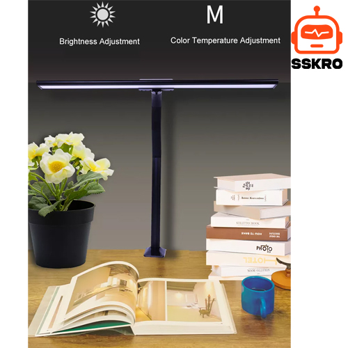 36Watt 2400LM โคมไฟตั้งโต๊ะ LED พร้อมแคลมป์ Touch And Tomote control ไฟสำนักงานขนาดใหญ่ Bright Auto Dimming สำหรับ Workbench Studio โต๊ะทำงาน จอมอนิเตอร์ คอมพิวเตอร์ สถาปนิ รุ่น/รหัส ็็DL-H01 รูปที่ 9