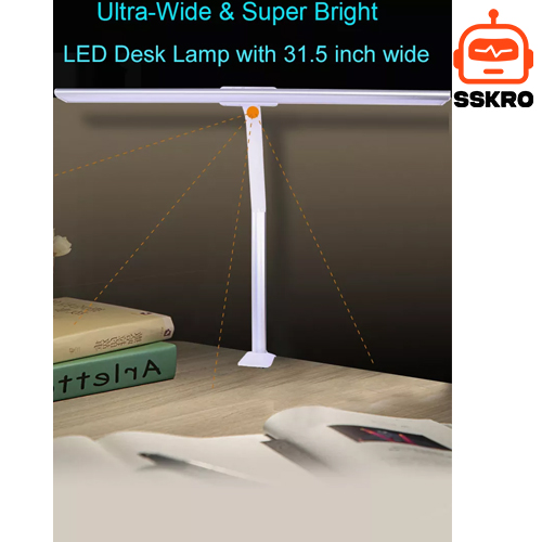 36Watt 2400LM โคมไฟตั้งโต๊ะ LED พร้อมแคลมป์ Touch And Tomote control ไฟสำนักงานขนาดใหญ่ Bright Auto Dimming สำหรับ Workbench Studio โต๊ะทำงาน จอมอนิเตอร์ คอมพิวเตอร์ สถาปนิ รุ่น/รหัส ็็DL-H01 รูปที่ 10