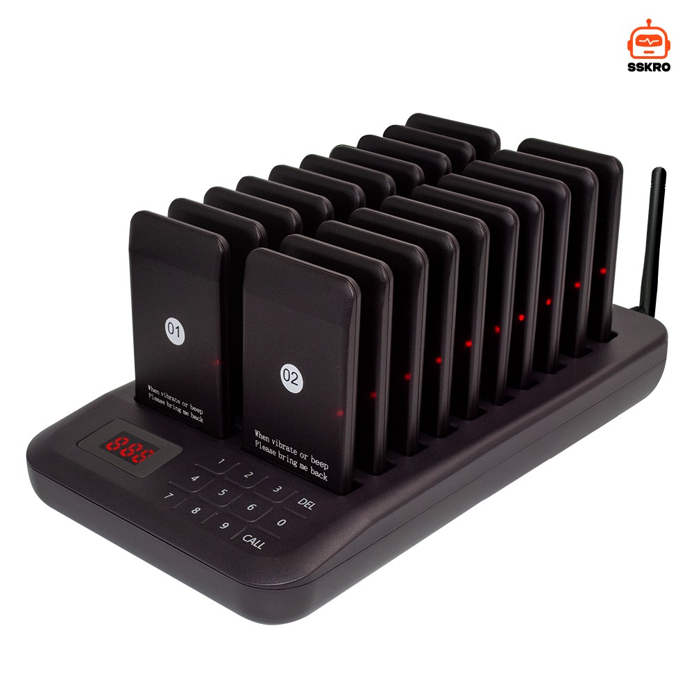 CATEL CTP302/CTP320 ระบบเรียกคิวลูกค้าแบบไร้สาย (Wireless Paging System) ยอดนิยมสำหรับร้านอาหาร ร้านกาแฟ หรือฟู้ดคอร์ด เพื่อให้ลูกค้าไปนั่งรอที่โต๊ะได้โดยไม่ต้องยืนออกันที่หน้าเคาน์เตอร์ ช่วยลดความแออัดและเพิ่มความสะดวกในร้าน รุ่น/รหัส CTP302 รูปที่ 18