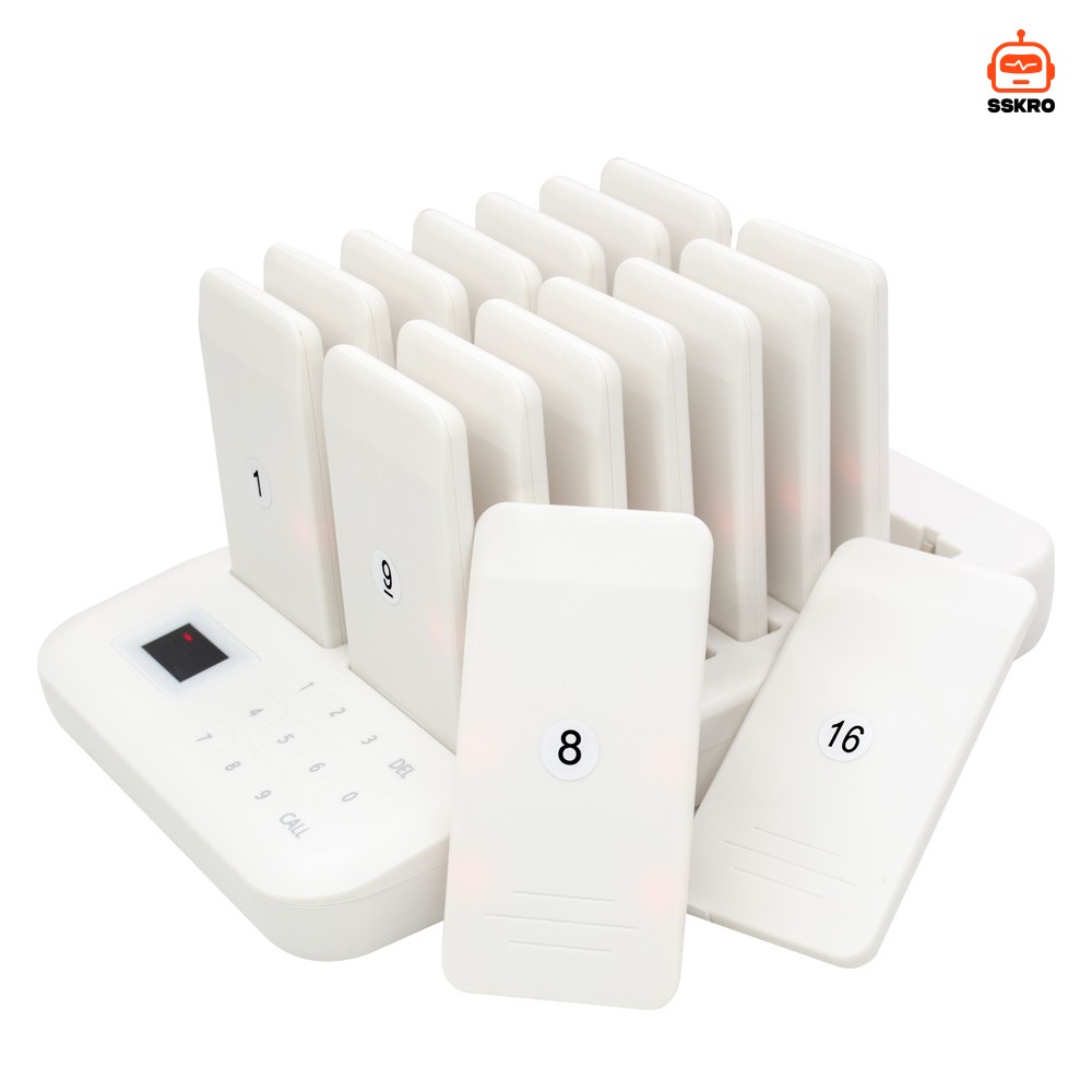 CATEL CTP302/CTP320 ระบบเรียกคิวลูกค้าแบบไร้สาย (Wireless Paging System) ยอดนิยมสำหรับร้านอาหาร ร้านกาแฟ หรือฟู้ดคอร์ด เพื่อให้ลูกค้าไปนั่งรอที่โต๊ะได้โดยไม่ต้องยืนออกันที่หน้าเคาน์เตอร์ ช่วยลดความแออัดและเพิ่มความสะดวกในร้าน รุ่น/รหัส CTP302 รูปที่ 2