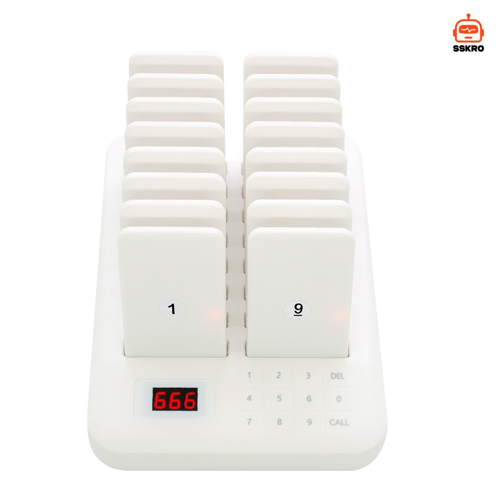 CATEL CTP302/CTP320 ระบบเรียกคิวลูกค้าแบบไร้สาย (Wireless Paging System) ยอดนิยมสำหรับร้านอาหาร ร้านกาแฟ หรือฟู้ดคอร์ด เพื่อให้ลูกค้าไปนั่งรอที่โต๊ะได้โดยไม่ต้องยืนออกันที่หน้าเคาน์เตอร์ ช่วยลดความแออัดและเพิ่มความสะดวกในร้าน รุ่น/รหัส CTP302 รูปที่ 4