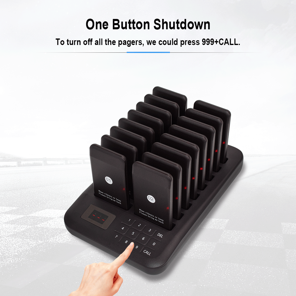 CATEL CTP302/CTP320 ระบบเรียกคิวลูกค้าแบบไร้สาย (Wireless Paging System) ยอดนิยมสำหรับร้านอาหาร ร้านกาแฟ หรือฟู้ดคอร์ด เพื่อให้ลูกค้าไปนั่งรอที่โต๊ะได้โดยไม่ต้องยืนออกันที่หน้าเคาน์เตอร์ ช่วยลดความแออัดและเพิ่มความสะดวกในร้าน รุ่น/รหัส CTP302 รูปที่ 13