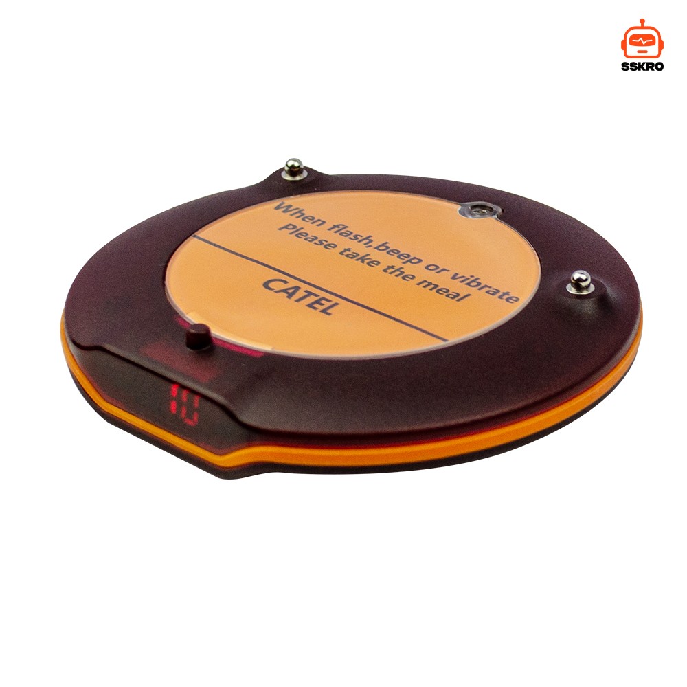 CATEL CTP206 30คิว ระบบเรียกเพจเจอร์กันน้ำ สำหรับร้านอาหาร ระบบเรียกเพจเจอร์แบบสั่น พร้อมเสียงบี๊ป เหมาะสำหรับร้านอาหารฟาสต์ฟู้ด รถขายอาหาร โรงแรม โบสถ์ สถานรับเลี้ยงเด็ก ระบบเรียกไร้สายสำหรับร้านอาหาร โรงแรม บาร์ ร้านกาแฟ และรถขายอาหาร รุ่น/รหัส CTP206 รูปที่ 2
