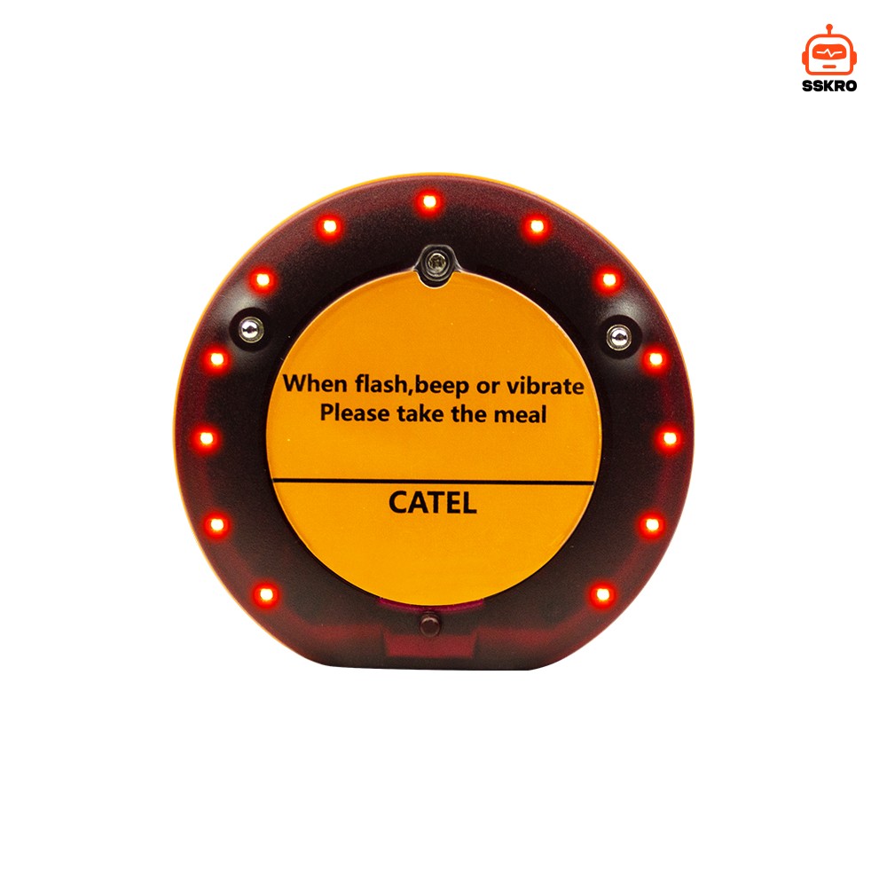 CATEL CTP206 30คิว ระบบเรียกเพจเจอร์กันน้ำ สำหรับร้านอาหาร ระบบเรียกเพจเจอร์แบบสั่น พร้อมเสียงบี๊ป เหมาะสำหรับร้านอาหารฟาสต์ฟู้ด รถขายอาหาร โรงแรม โบสถ์ สถานรับเลี้ยงเด็ก ระบบเรียกไร้สายสำหรับร้านอาหาร โรงแรม บาร์ ร้านกาแฟ และรถขายอาหาร รุ่น/รหัส CTP206 รูปที่ 6