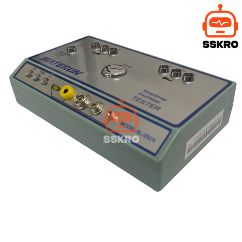 WATERUN SL-032N เครื่องทดสอบสายรัดข้อมือและรองเท้าป้องกันไฟฟ้าสถิต (ESD Combo Tester) รุ่น/รหัส SL-032N รูปที่ 3