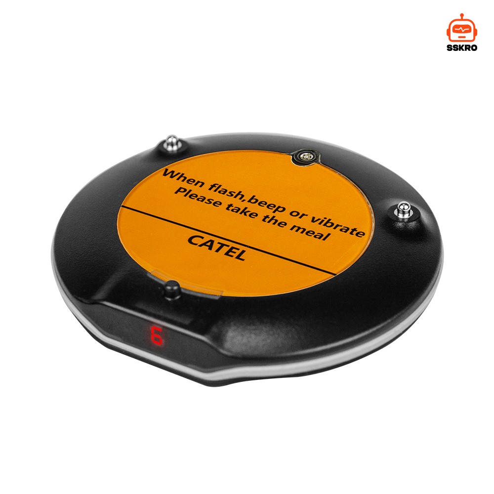CATEL CTP206 30คิว ระบบเรียกเพจเจอร์กันน้ำ สำหรับร้านอาหาร ระบบเรียกเพจเจอร์แบบสั่น พร้อมเสียงบี๊ป เหมาะสำหรับร้านอาหารฟาสต์ฟู้ด รถขายอาหาร โรงแรม โบสถ์ สถานรับเลี้ยงเด็ก ระบบเรียกไร้สายสำหรับร้านอาหาร โรงแรม บาร์ ร้านกาแฟ และรถขายอาหาร รุ่น/รหัส CTP206 รูปที่ 7
