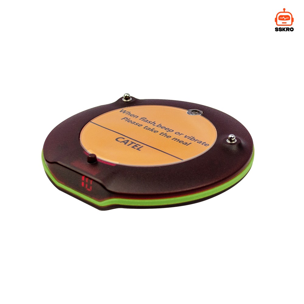 CATEL CTP206 30คิว ระบบเรียกเพจเจอร์กันน้ำ สำหรับร้านอาหาร ระบบเรียกเพจเจอร์แบบสั่น พร้อมเสียงบี๊ป เหมาะสำหรับร้านอาหารฟาสต์ฟู้ด รถขายอาหาร โรงแรม โบสถ์ สถานรับเลี้ยงเด็ก ระบบเรียกไร้สายสำหรับร้านอาหาร โรงแรม บาร์ ร้านกาแฟ และรถขายอาหาร รุ่น/รหัส CTP206 รูปที่ 13