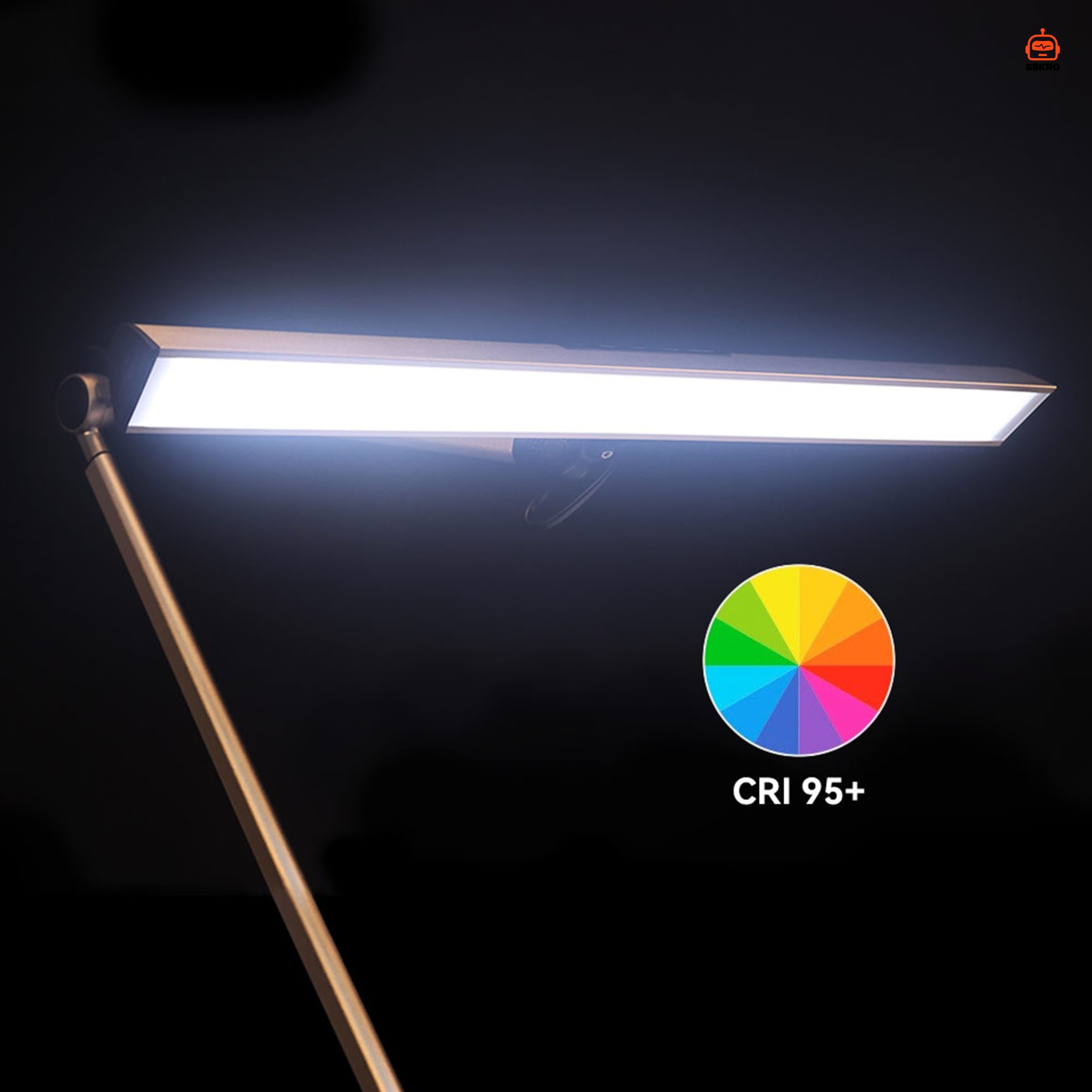 LED Desk Lamp A509-16W โคมไฟทำงาน พับเก็บได้ ยึดติดกับที่ยึด สัมผัสสวิตช์เซ็นเซอร์ ความสว่างระดับ 4 - โหมด 2 Lumen 1100LM Color rendering Index Ra>95 สูง รุ่น/รหัส A509-16W รูปที่ 2
