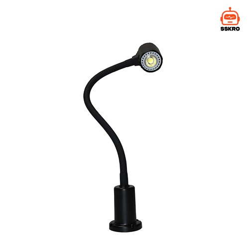 Flexible Magnetic Gooseneck Machine Light ไฟส่องสว่างเครื่องจักรคออ่อนฐานแม่เหล็กอเนกประสงค์ รุ่น/รหัส M3R รูปที่ 3