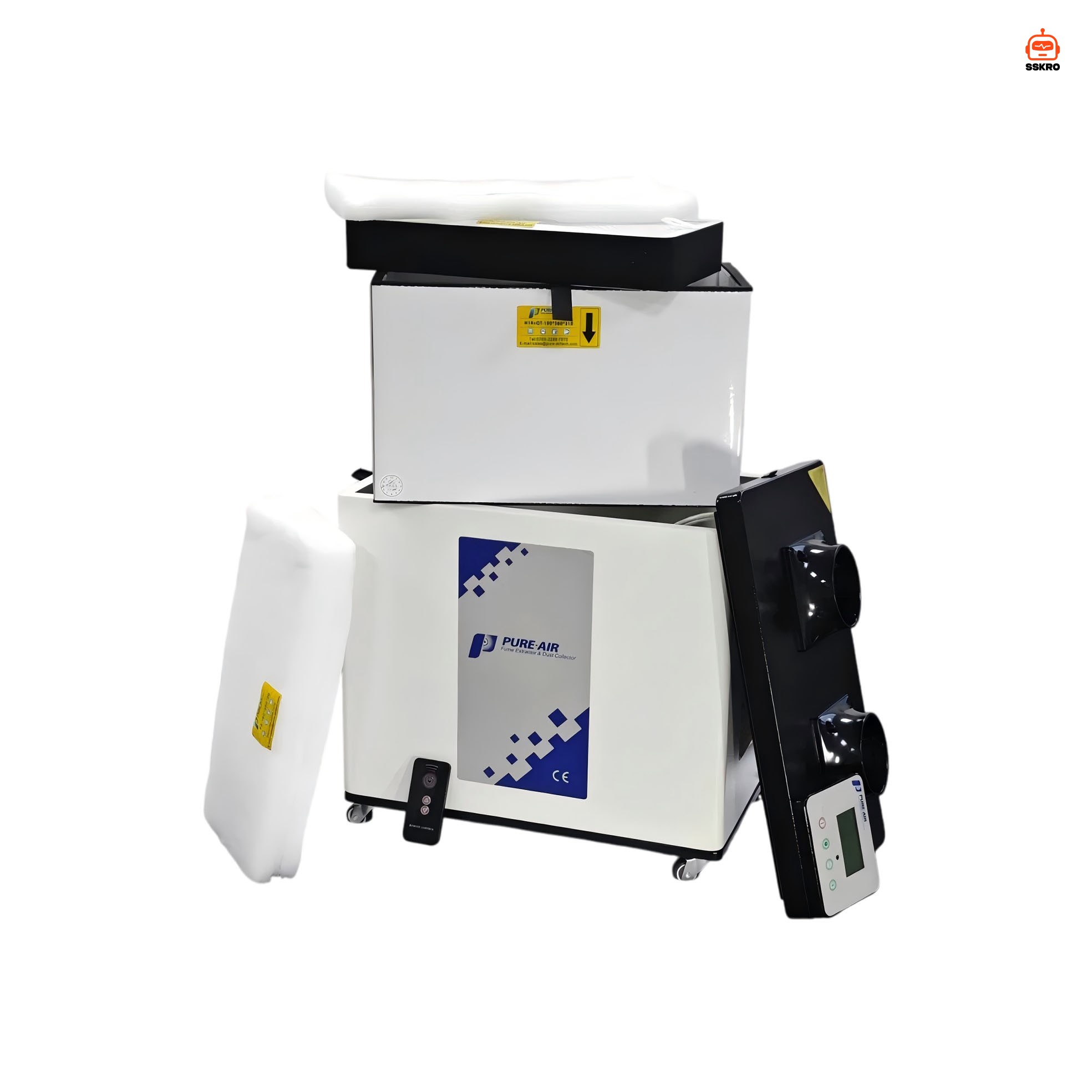 Pure-Air PA-300TS-IQ Fume Extractor เครื่องดูดควัน แรงดัน 2500Pa รุ่น/รหัส PA-300TS-IQ รูปที่ 5