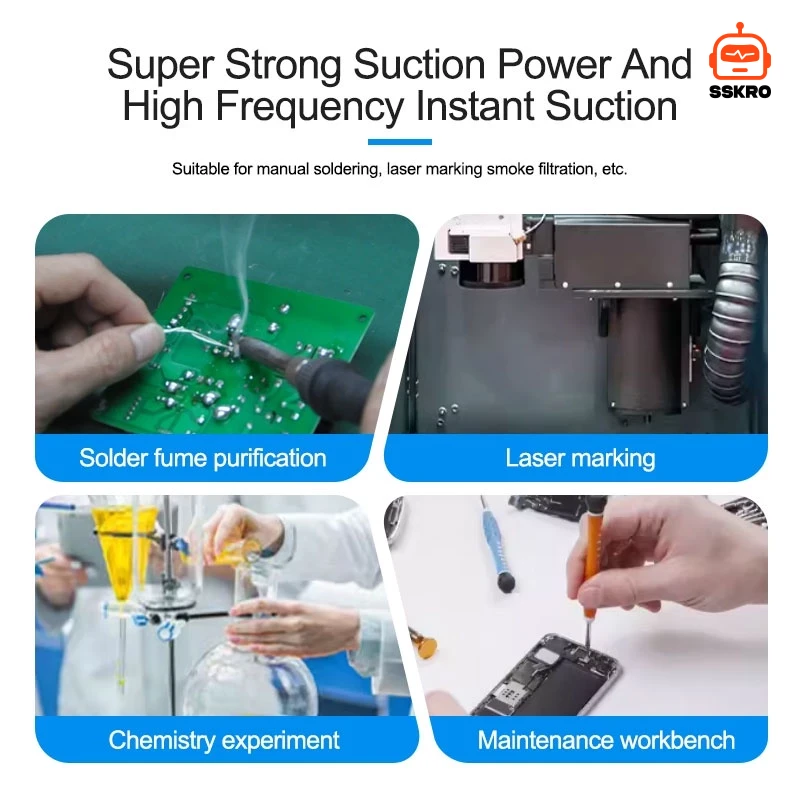 SUNSHINE SS-6605 High efficiency smoke purifier เครื่องดูดควันและกรองอากาศประสิทธิภาพสูง ดูดแรงสูง รุ่น/รหัส SS-6605 รูปที่ 3