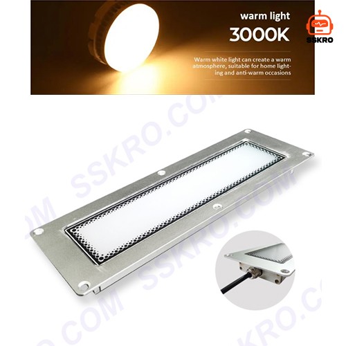 โคมไฟส่อง LED สำหรับ เครื่องแกะสลักและกัด เครื่องมือเครื่อง CNC EDM เครื่องเจาะและต๊าป ศูนย์เครื่องจักรกลซีเอ็นซี โรงงาน บ้าน ฯลฯ รุ่น/รหัส 280mm (12Watt) รูปที่ 13