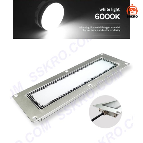 โคมไฟส่อง LED สำหรับ เครื่องแกะสลักและกัด เครื่องมือเครื่อง CNC EDM เครื่องเจาะและต๊าป ศูนย์เครื่องจักรกลซีเอ็นซี โรงงาน บ้าน ฯลฯ รุ่น/รหัส 280mm (12Watt) รูปที่ 14