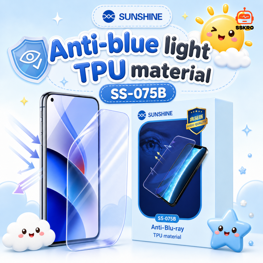 ฟิล์มไฮโดรเจล TPU Spuer สั่งตัดตามรุ่น มือถือ นาฬิกา เกมพกพา ด้านหน้า รุ่น/รหัส SS-075 รูปที่ 6